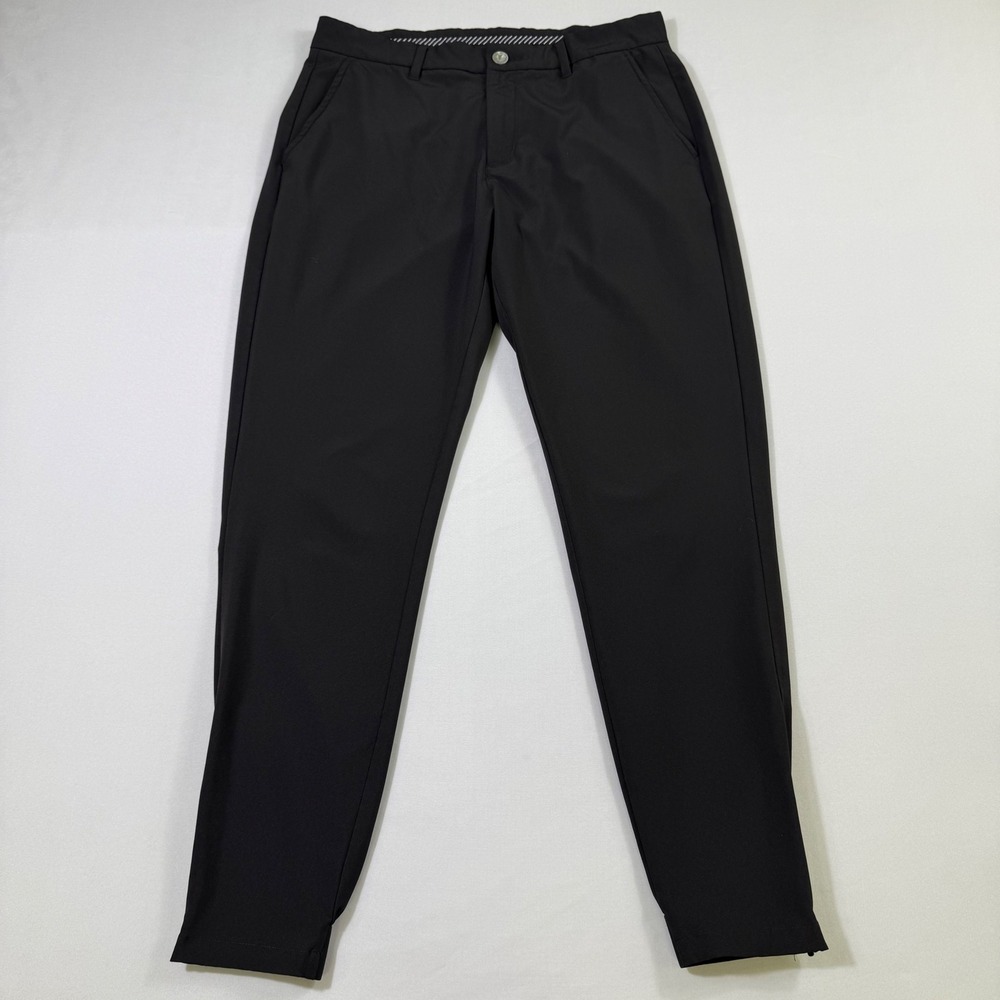 Primo Golf Joggers Mens 32 Regular Black Tapered Zipper Cuff Performance Pants